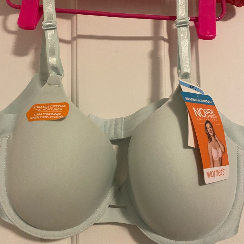 Warner's Soft Green No Side Effects Bra